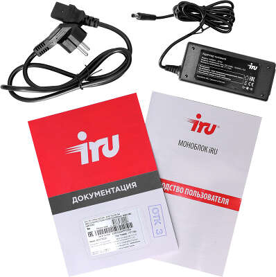 Моноблок IRU Агат 313 23.8" FHD i3-10100/8/256 SSD/WF/BT/Cam/Kb+Mouse/DOS,черный Реестр РФ