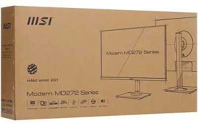 Монитор 27" MSI Modern MD272QXPW IPS WQHD HDMI, DP, USB Type-C USB-Hub белый
