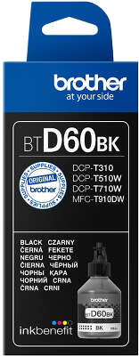Чернила Brother BTD60BK (6500 стр., чёрный)