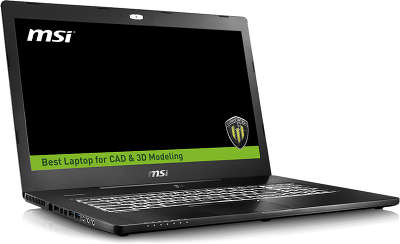Ноутбук MSI WS72 17.3" FHD i5-6300HQ/8/1000/noDVD/Quadro M600M 2G/Cam/BT/WiFi/black/W10Pro
