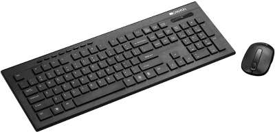 Клавиатура + мышь беспроводная Canyon SET-W4 черный (CNS-HSETW4)