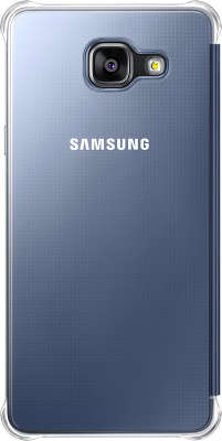 Чехол-книжка Samsung для Samsung Galaxy A7 Clear View Cover A710, черный (EF-ZA710CBEGRU)