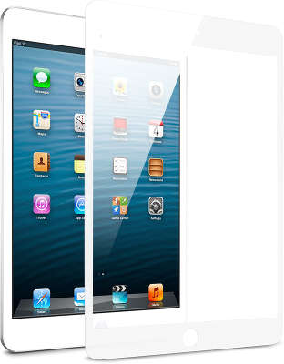 Защитное стекло SGP Oleophobic Coated Tempered  Glass "GLAS.t" для iPad mini 1/2/3, White [SGP10124]