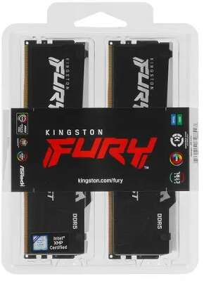 Набор памяти DDR5 DIMM 2x32Gb DDR6000 Kingston FURY Beast RGB (KF560C40BBAK2-64)
