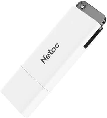 Модуль памяти USB3.0 Netac U185 64 Гб белый [NT03U185N-064G-30WH]
