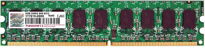 Модуль памяти DDR-II DIMM 2048Mb Transcend 256Mx64 (128M*8) DDR2-800 ECC