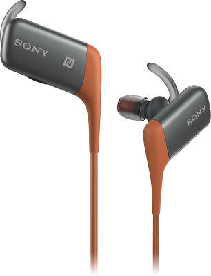 Наушники Sony MDR-AS600BT Bluetooth® Wireless Sports Headset, оранжевые