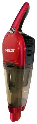 Пылесос беспроводной 2 в 1 (вертикальный + ручной) Ginzzu VS411, аккумуляторный, красный