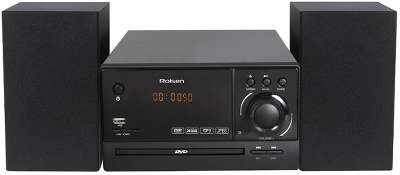 Микросистема Rolsen RMD-200 черный 30Вт/CD/DVD/FM/USB/SD/MMC/MS