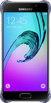Чехол-накладка Samsung для Samsung Galaxy A3 Clear Cover A310, черный/прозрачный (EF-QA310CBEGRU)