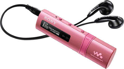 Цифровой аудиоплеер Sony NWZ-B183F 4 Гб, розовый