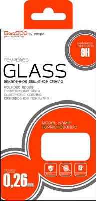 Защитное стекло BoraSCO Full Cover для Meizu M3 Note, белая рамка