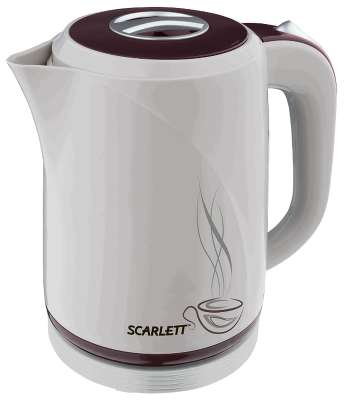 Чайник Scarlett SC-028 1.7л. белый (корпус: пластик)