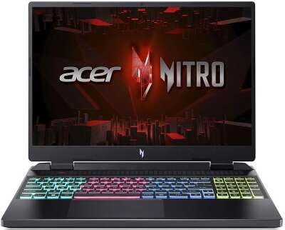 Ноутбук Acer Nitro 16 AN16-41-R851 16" WQXGA IPS R 9 7940H 4 ГГц/32/1Tb SSD/GF RTX 4070 8G/Dos