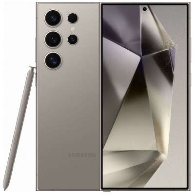 Смартфон Samsung Galaxy S24 Ultra, Snapdragon 8 Gen 3, 12Gb RAM, 256Gb, серый (SM-S928BZTCMEA)