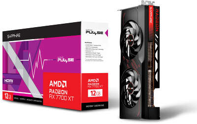 Видеокарта Sapphire AMD Radeon RX 7700 XT PULSE GAMING 12Gb DDR6 PCI-E HDMI, 3DP