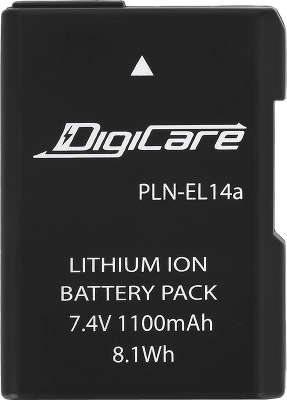 Аккумулятор DigiCare EN-EL14 для Nikon D3200, D3300, D5300, Df, CoolPix P7800