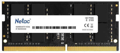 Модуль памяти DDR4 SODIMM 4Gb DDR2666 Netac Basic (NTBSD4N26SP-04)