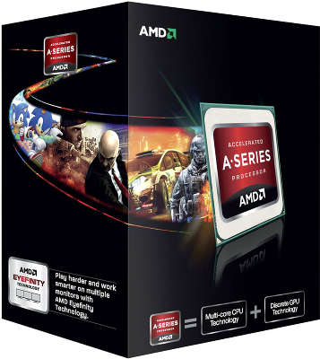 Процессор AMD A8 7600 FM2+ (AD7600YBJABOX) (3.1GHz/5000MHz/AMD Radeon R7) Box