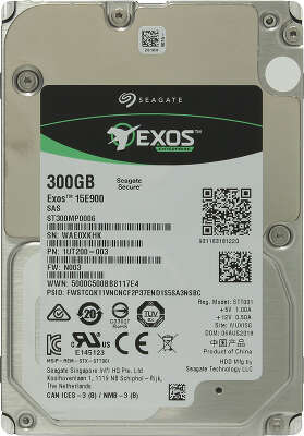 Жёсткий диск SAS 2,5" Seagate 300Gb, ST300MP0006, Enterprise Performance, 15000 rpm, 256 Mb buffer