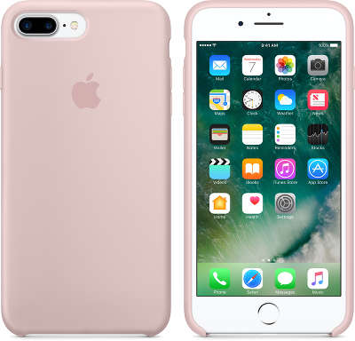 Силиконовый чехол для iPhone 7 Plus Apple Silicone Case, Pink Sand [MMT02ZM/A]