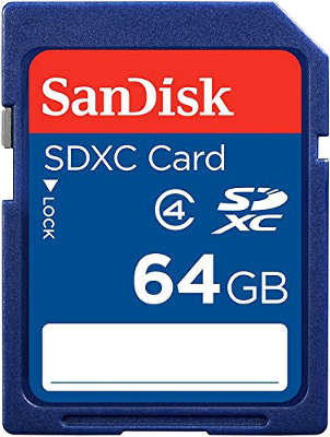 Карта памяти 64 Гб SDXC Sandisk Class 4 [SDSDB-064G-B35]
