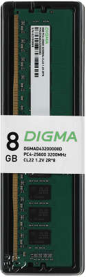 Модуль памяти DDR4 DIMM 8Gb DDR3200 Digma (DGMAD43200008D)