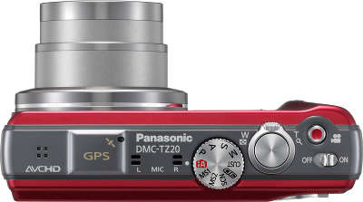 Цифровая фотокамера Panasonic Lumix DMC-TZ20-R GPS