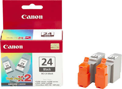 Картридж Canon BCI-24-Bk (2шт, чёрный)