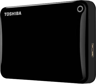 Внешний диск Toshiba USB 3.0 1000 ГБ HDTC810EK3AA Canvio Connect II 2.5" черный