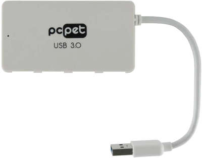 Концентратор USB 3.0 PC Pet BW-U3031A white 4-Port USB 3.0/2.0