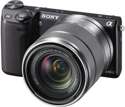 Цифровая фотокамера Sony NEX-5RK Black Kit (E18-55 мм f/3.5-5.6)