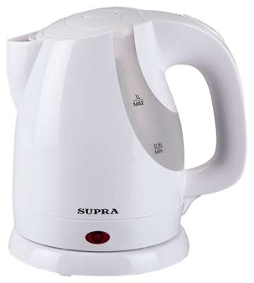 Чайник Supra KES-1021 1л. белый (корпус: пластик)