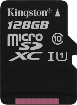 Карта памяти 128 Гб Micro SDXC Kingston Class 10 UHS-I [SDC10G2/128GBSP]