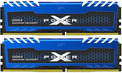 Набор памяти DDR4 DIMM 2x8Gb DDR3600 Silicon Power XPower Turbine (SP016GXLZU360BDA)