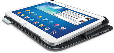 Футляр-клавиатура для планшета Galaxy Tab 3 10.1 Logitech Wireless  UltraThin Keyboard Folio S310 [920-005812]