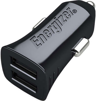 Автомобильное ЗУ ENERGIZER Hightech, 2 USB, 2,4A + кабель USB->microUSB