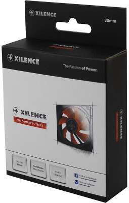 Вентилятор Xilence XPF80.R, 80мм, 1500rpm, 17 дБ, 3pin+Molex, 1шт