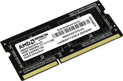 Модуль памяти SO-DIMM DDR-III 4096 Mb DDR1600 AMD