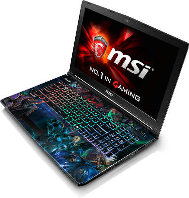 Ноутбук MSI GE62 6QD-244RU PRO HEROES 15.6" FHD /i5-6300HQ/8/1000/ GTX960M 2G/ Multi/ WF/BT/CAM/W10