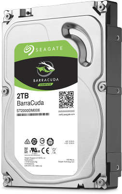 Жёсткий диск SATA-3 2TB [ST2000DM006] Seagate Barracuda, 7200rpm, 64MB Cache