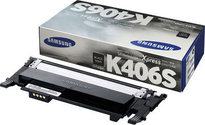 Картридж Samsung CLT-K406S (чёрный; 1400 стр.)