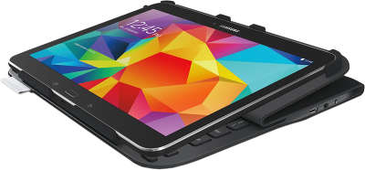 Футляр-клавиатура для планшета Galaxy Tab S Logitech Wireless Keyboard TYPE-S, Carbon black [920-006412]