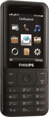 Мобильный телефон Philips E180 Dual SIm, Black