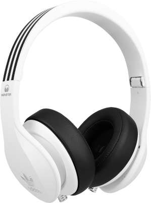 Наушники с микрофоном Monster Adidas Originals Over Ear Headphones, White [128555]