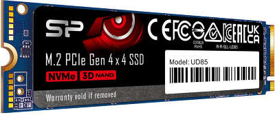 Твердотельный накопитель NVMe 500Gb [SP500GBP44UD8505] (SSD) Silicon Power M-Series UD85
