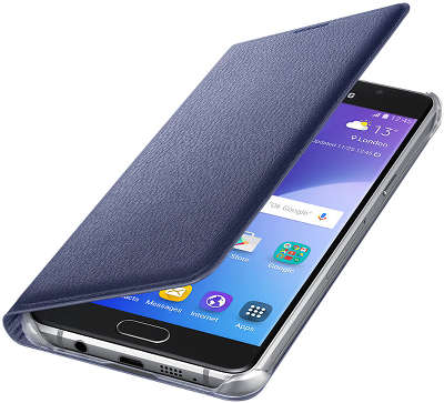 Чехол-книжка Samsung для Samsung Galaxy A5 Flip Wallet, черный (EF-WA510PBEGRU)