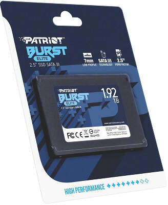 Твердотельный накопитель SATA3 1.92Tb [PBE192TS25SSDR] (SSD) Patriot BURST ELITE