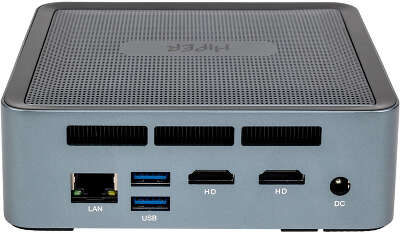 Компьютер Неттоп Hiper ED20 i5 12400P 1.7 ГГц/8/256 SSD/WF/BT/без ОС,тёмно-серый