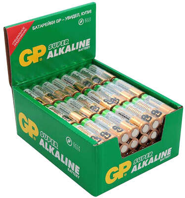 Элемент питания AA GP Super Alkaline [LR6] (96 штук в упаковке) цена за 1 штуку